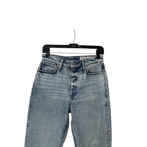 $225 Rag & Bone Alex High Rise Ankle Straight Jean In Venice Size 26 - Picture 4 of 11